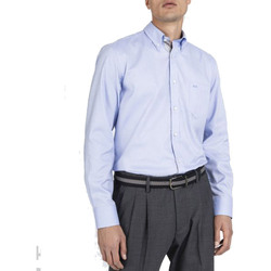 Textil Homem Camisas mangas comprida Paul & Shark 11313016 Azul