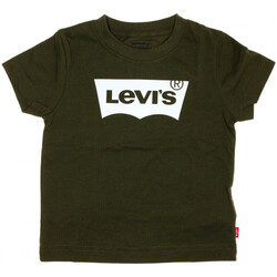 Textil Rapaz Kids camouflage print T-shirt Marrone Levi's  Verde