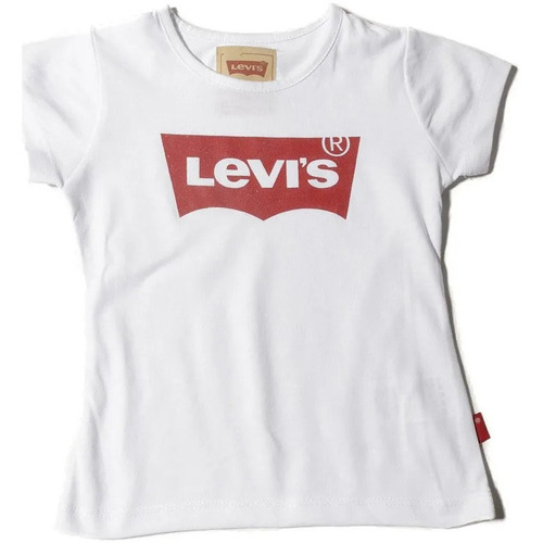 Textil Criança T-Shirt mangas curtas Levi's  Branco