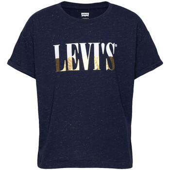 Textil Criança T-Shirt mangas curtas Levi's  Azul