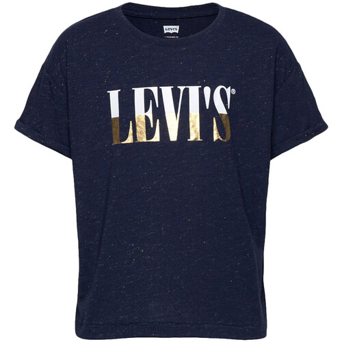 Textil Rapariga T-shirts e Pólos Levi's  Azul