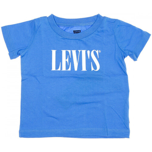 Textil Criança T-Shirt mangas curtas Levi's  Azul