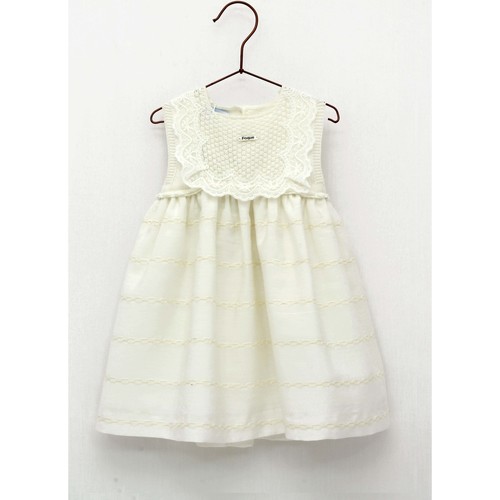 Textil Rapariga Vestidos Foque 2115400-1-12 Branco