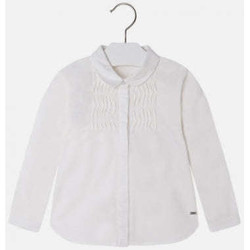 Textil Rapariga Camisas mangas comprida Mayoral 4131-18-17 Branco
