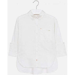 Textil Rapariga Camisas mangas comprida Mayoral 7123-12-25 Branco