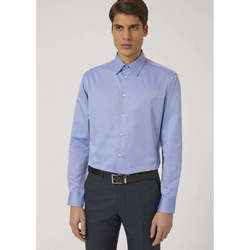 Textil Homem Camisas mangas comprida Emporio armani wit W1CM5L-3-44 Azul
