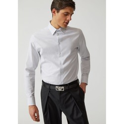 Textil Homem Camisas mangas comprida Armani W1CM5L-100-1-44 BRANCO