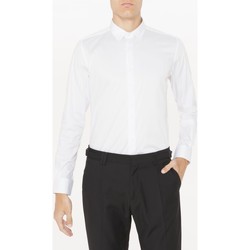 Textil Homem Camisas mangas comprida Antony Morato L00293-1-50 Branco