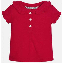 Textil Rapariga T-shirts e Pólos Mayoral 114-11-12 Vermelho