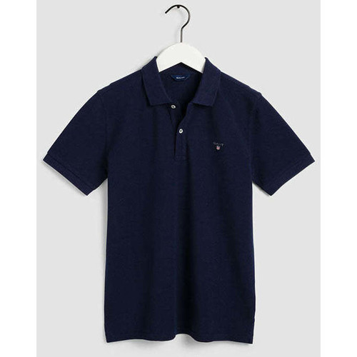 Textil Rapaz T-shirts e Pólos Gant Kids PV21902201-12-25 Azul