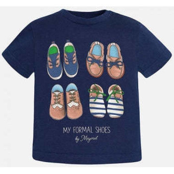 Textil Rapariga T-shirts e Pólos Mayoral 1013-3-12 Azul