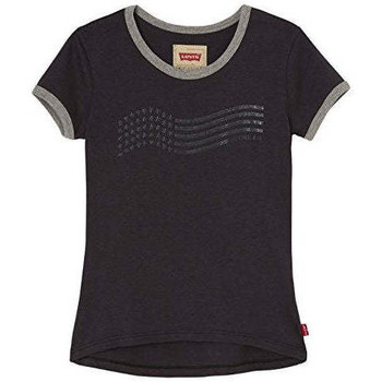 Textil Rapariga T-shirts e Pólos Levi's SS1810667-2-17 Preto