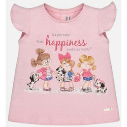 Textil Rapariga T-shirts e Pólos Mayoral 1061-18-12 Rosa