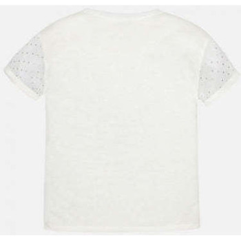 Textil Rapariga T-shirts e Pólos Mayoral 60001-18-25 Branco
