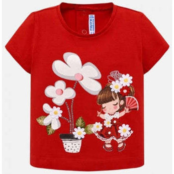 Textil Rapariga T-shirts e Pólos Mayoral PV1014-11-12 Vermelho