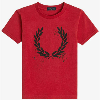 Textil Rapaz T-shirts e Pólos Fred Perry Kids SY1507Y-696-11-25 Vermelho