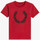 Textil Rapaz T-shirts e Pólos Fred Perry Kids SY1507Y-696-11-26 Vermelho