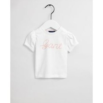 Textil Rapariga T-shirts e Pólos Gant Kids PV21505148-1-67 BRANCO