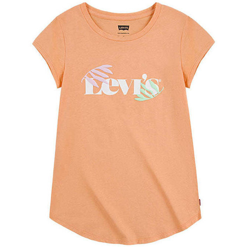 Textil Rapariga T-shirts e Pólos Levi's EC765-N5D-10-23 Laranja