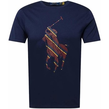 Textil Homem T-shirts e Pólos Ralph Lauren 710853276003-3-1 Azul