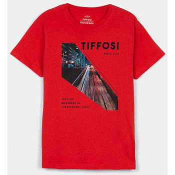 Textil Rapaz T-shirts e Pólos Tiffosi 10039227-11-19 Vermelho