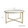 Casa Mesas de centro Decortie Coffee Table - Gold Sun S404 Ouro