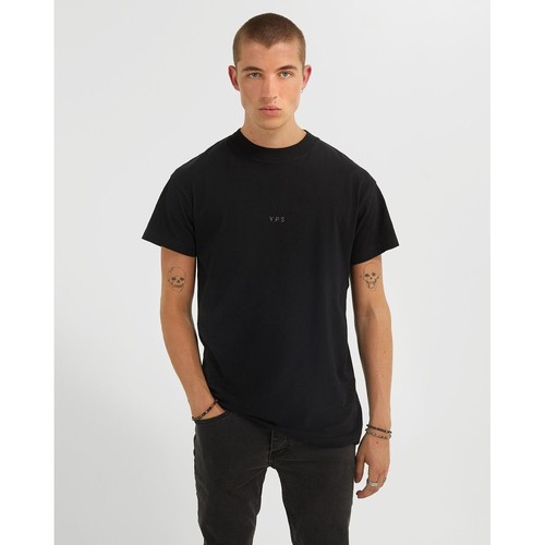 Textil Homem T-shirts e Pólos vier antwerp long sleeve shirt itemety 106604 900 - DAYLEN LOGO-BLACK Preto