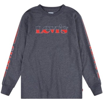 Textil Rapaz T-Shirt mangas curtas Levi's  Cinza
