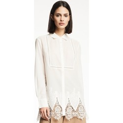 Textil Mulher camisas Gaudi 111FD45008-1-1 Branco