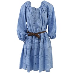 Textil Mulher Vestidos Dixie AFV6PBB-3-1 Azul