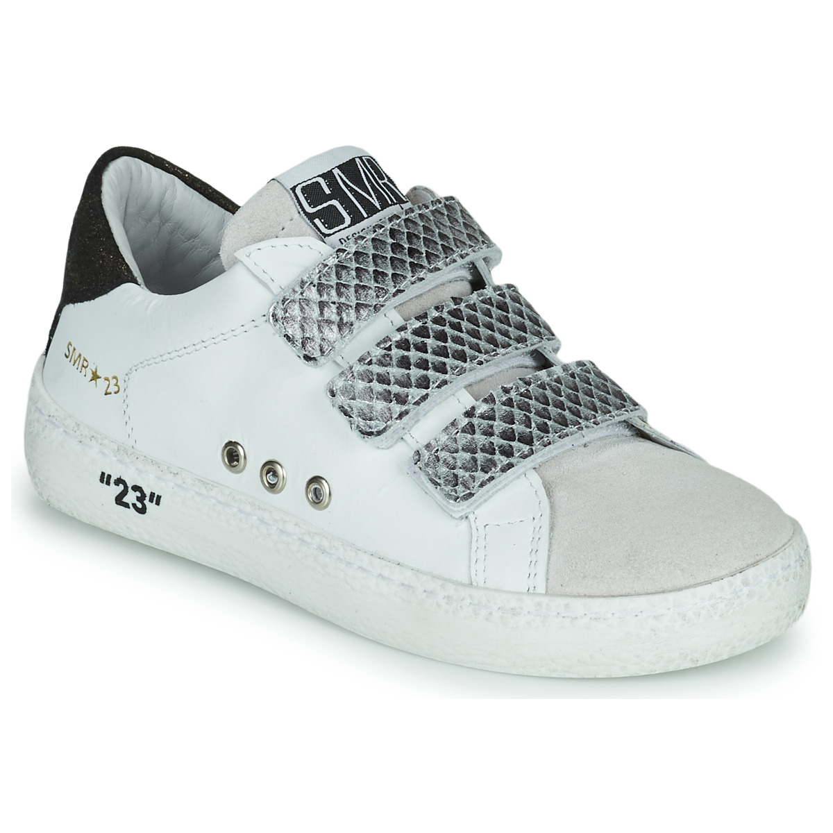 Sapatos Rapariga Sapatilhas Semerdjian VIP Branco / Prata