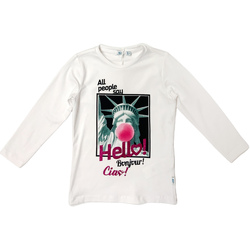 Textil Criança camisolas Melby 71C1155 Branco