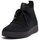 Sapatos Mulher Sapatilhas FitFlop RALLY X KNIT HIGH-TOP SNEAKERS ALL BLACK Azul