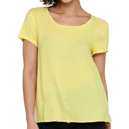 Textil Mulher Tops / Blusas Only  Amarelo