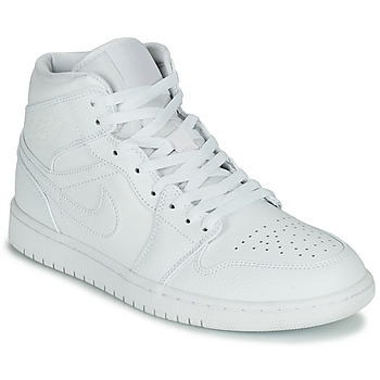 Sapatos Homem nike leather white cortez sneakers sandals sale Nike AIR JORDAN 1 MID Branco