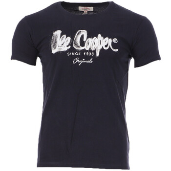 Textil Homem T-shirts e Pólos Lee Cooper  Azul