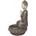 Casa Estatuetas Signes Grimalt Figura De Buda Sentado Rezando Cinza