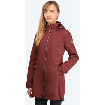 Textil Mulher Parkas Icepeak Alexis Ep Softshell 54846682-695 red