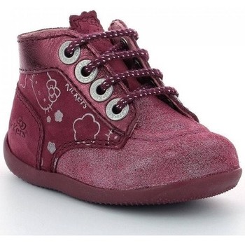 Sapatos Rapariga Botins Kickers BONZIP2 Bordô