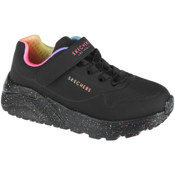 Sapatos Rapariga Sapatilhas Skechers Uno Lite Rainbow Specks Preto