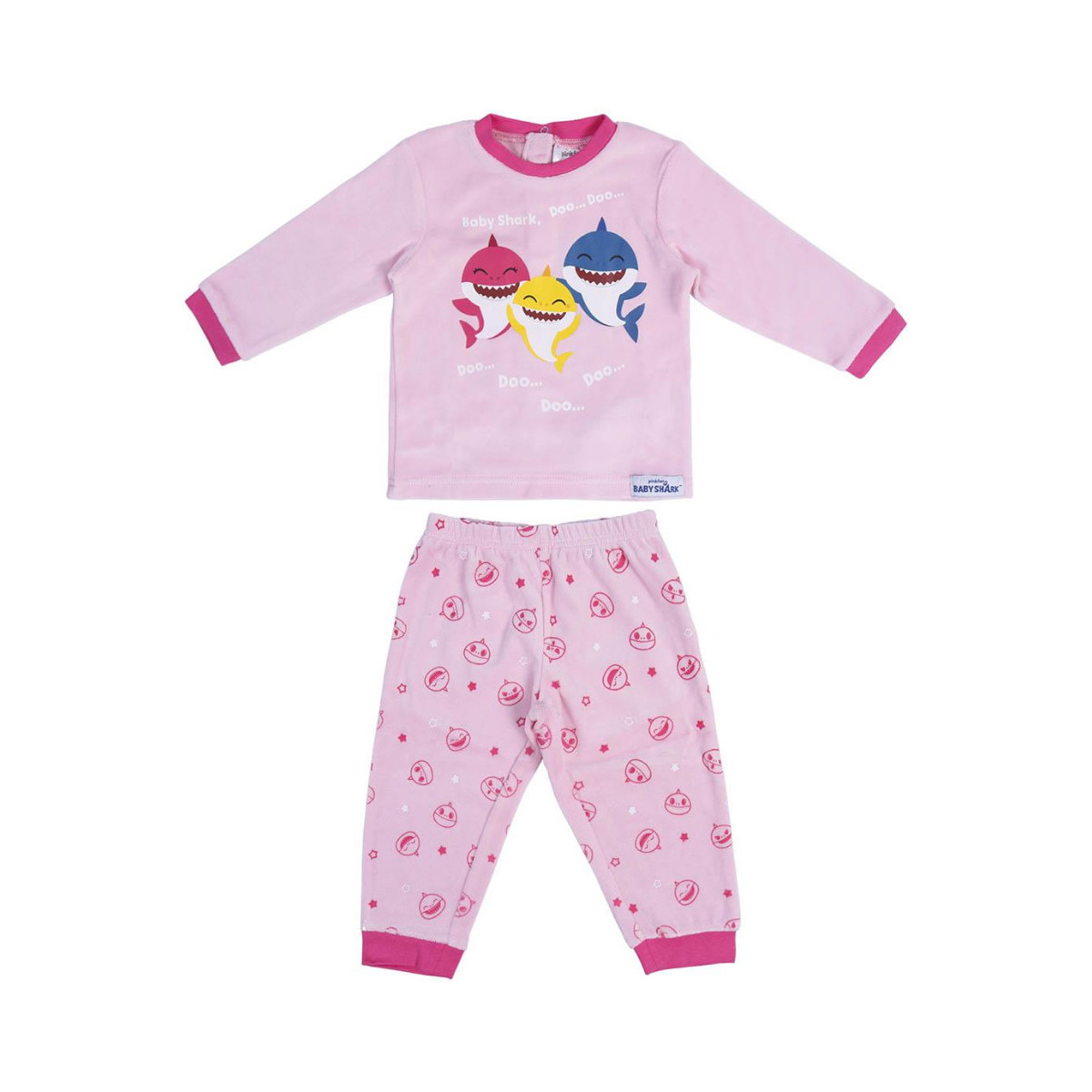 Textil Criança Pijamas / Camisas de dormir Baby Shark 2200006326 Rosa