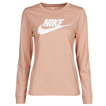 Textil Mulher T-shirt mangas compridas Nike thickness Long-Sleeve T-Shirt Rosa / Whisper / Branco