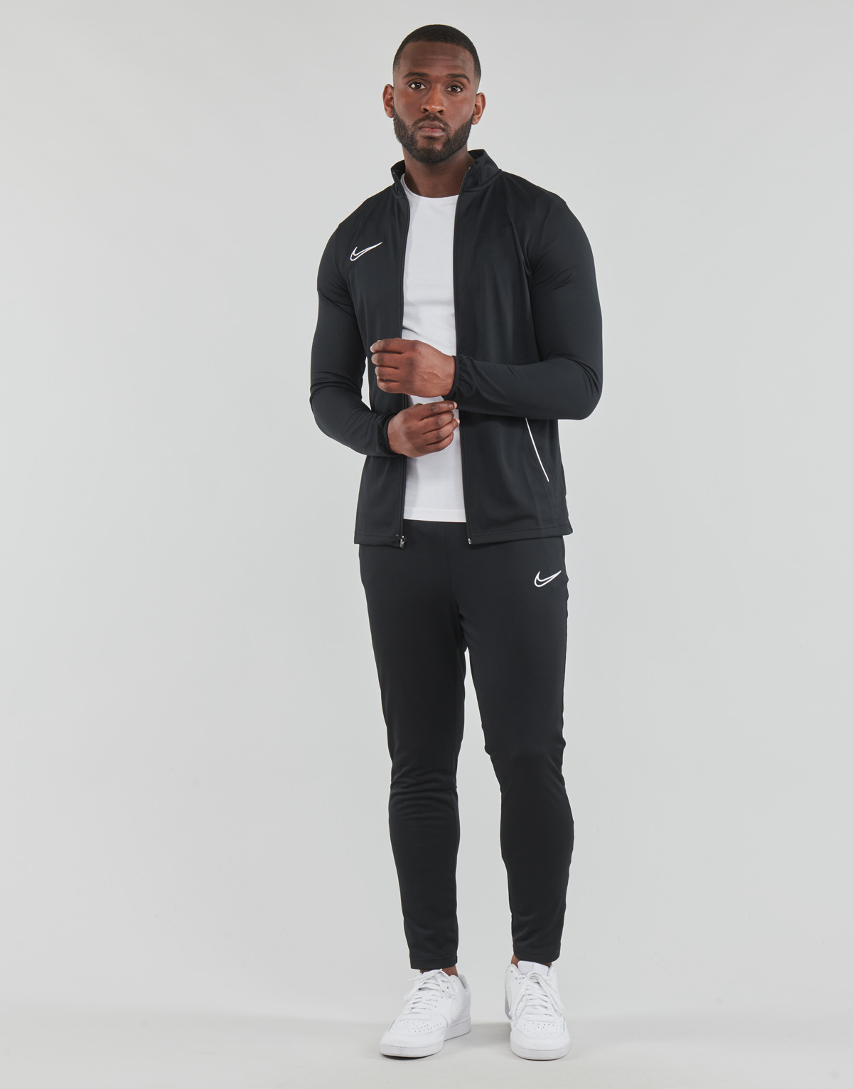 Textil Homem Todos os fatos de treino Nike Dri-FIT Miler Knit Soccer Preto