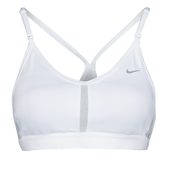 Textil Mulher Tops e soutiens de desporto Nike V-Neck Light-Support Sports Bra Branco / Cinzento / Fog / Cinzento