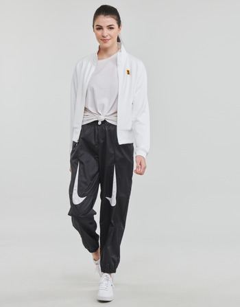 Textil Mulher Calças de treino Nike Woven Pants Preto / Branco