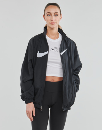 Textil Mulher Corta vento Nike Woven Jacket Preto / Branco