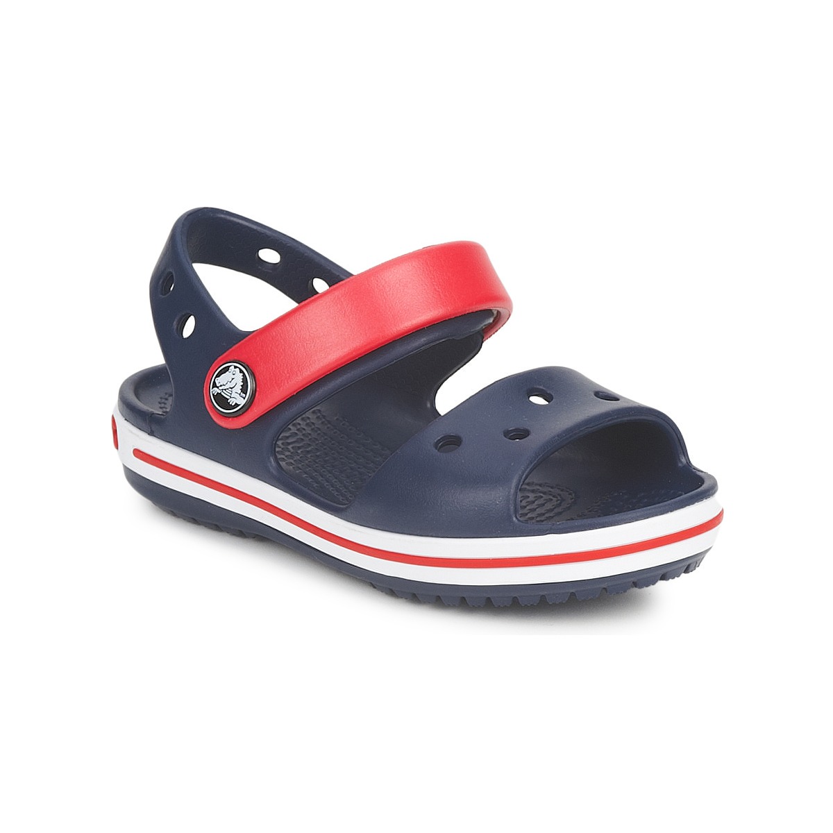 Sapatos Criança Sandálias Crocs Flip CROCBAND SANDAL Marinho / Vermelho