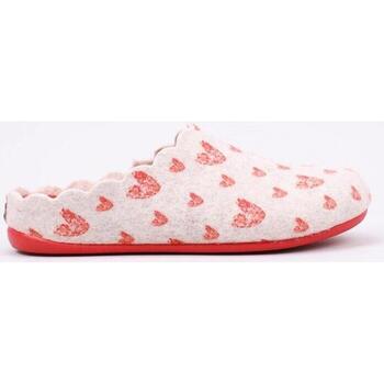 Sapatos Mulher Chinelos Nice FLOWER HEART Bege