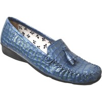 Sapatos Mulher Mocassins Marco GIL CUIR Azul