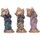 Casa Estatuetas Signes Grimalt Figura Ganesha 3 Unidades Multicolor
